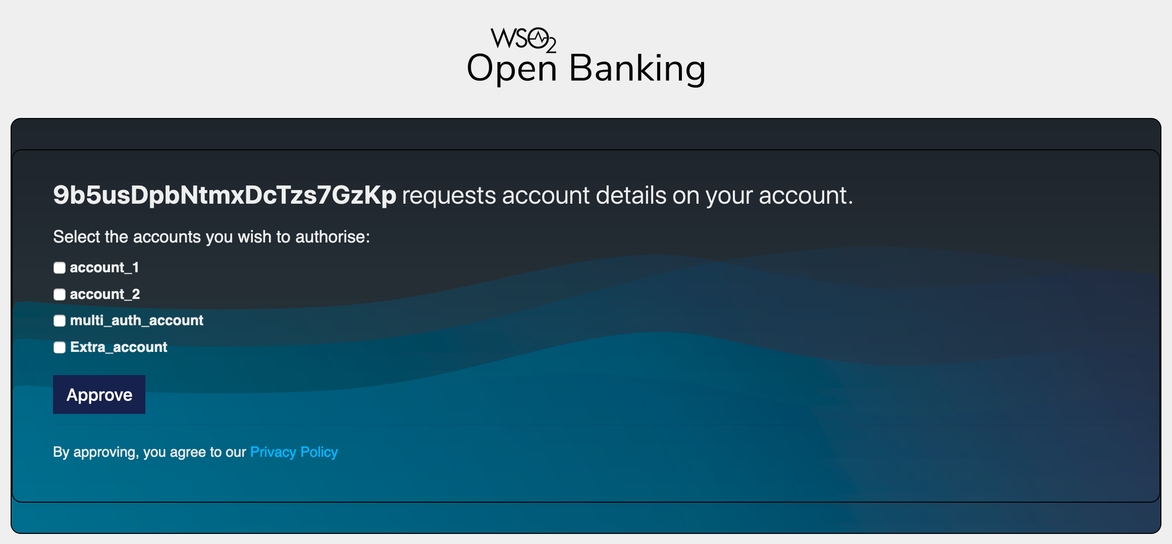 select accounts